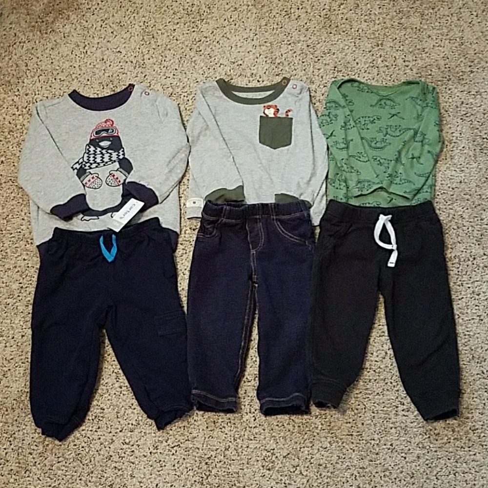 18 month Boys Outfit Lot - Carters Excellent